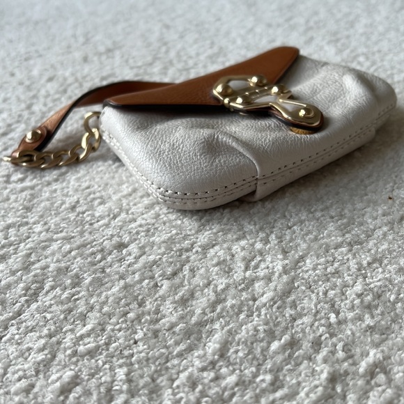 Michael Kors white and brown leather mini bag - Picture 5 of 6